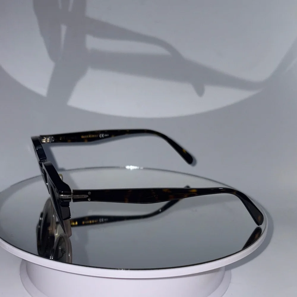 Celine clear tortoise and brown black Sunglasses